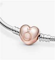 Bracciale Pandora Donna Pandora Icons in Argento Acquamarina 1 Ct 580719-18 - 580719-18